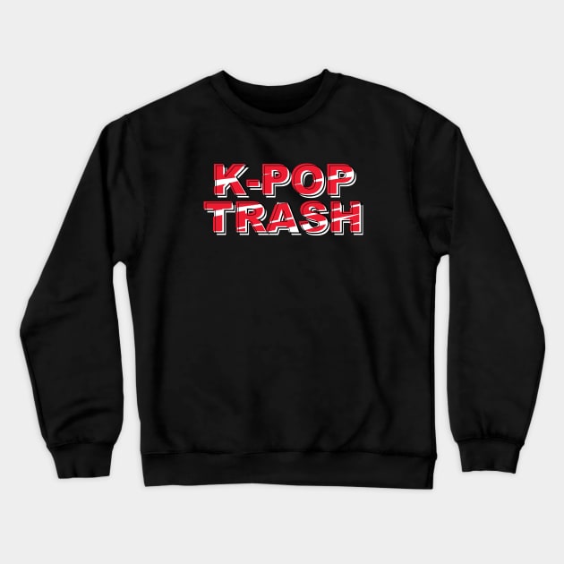 K pop Thrash Crewneck Sweatshirt by LoenaStudio